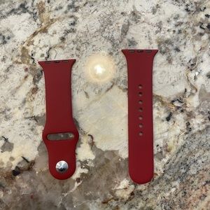 Dark Red Apple Watch wrist band